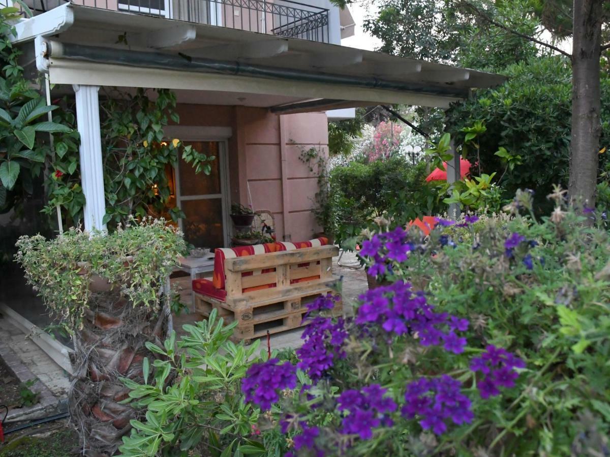 Studio On The Beach With Private Garden Agia Triada (Thessaloniki) Exterior photo